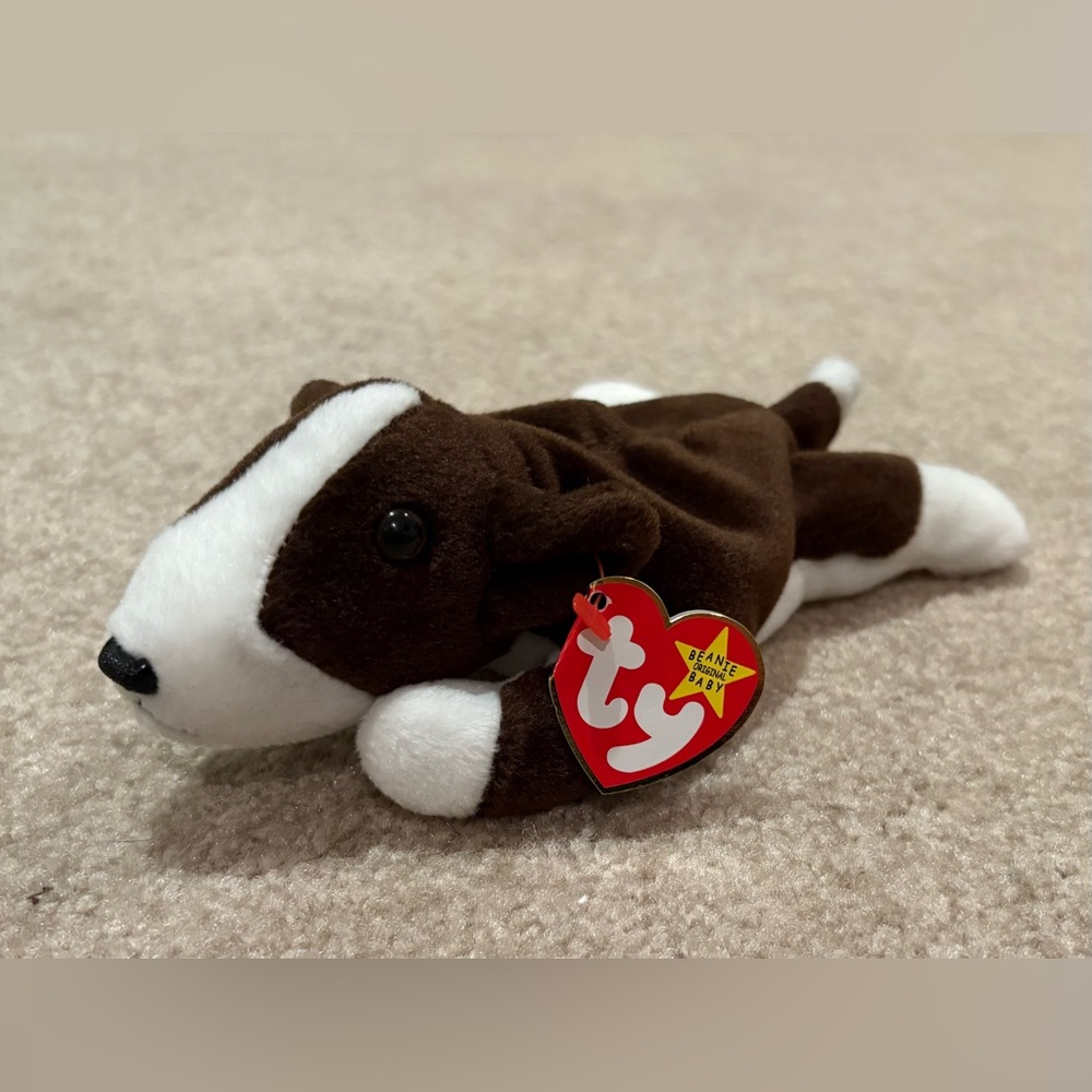NWT, Vintage 1998 ‘Butch’ the Dog Beanie Baby by Ty Inc.